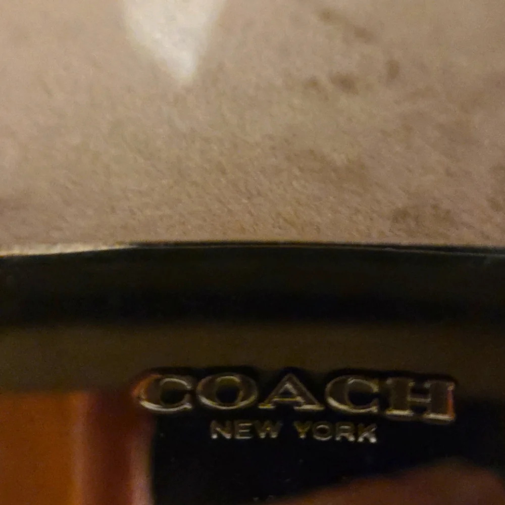 Coach Red Enamel Cuff Watch Bracelet